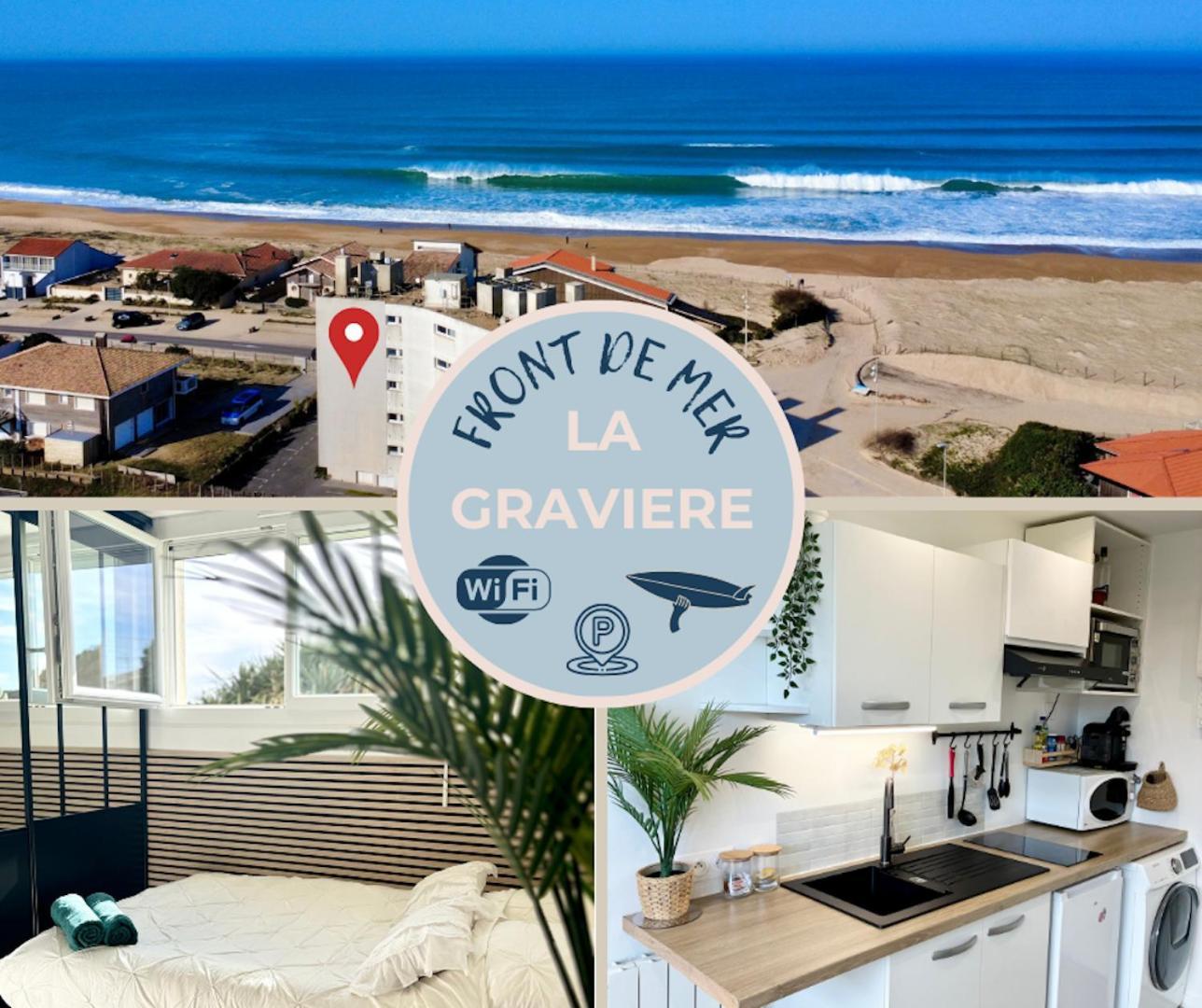 La Graviere, Cozy Studio Wifi & Parking 20M Ocean Surf Plage Soorts-Hossegor Exterior foto